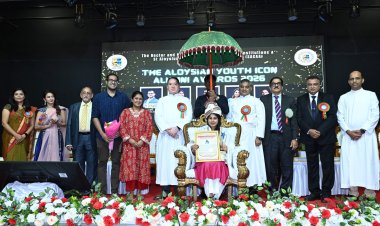 ശ്രുതി മെറിൻ ലാലിനു അലോഷ്യൻ യൂത്ത് ഐക്കൻ അവാർഡ്