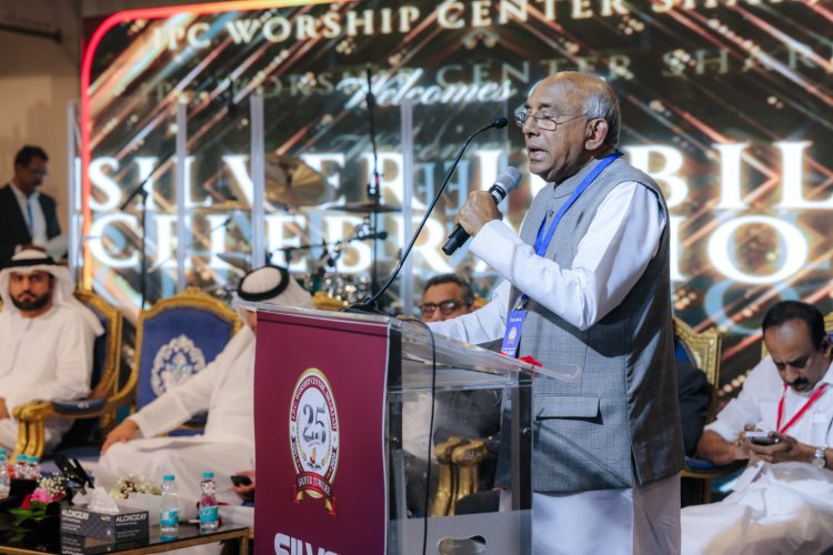ഐപിസി വർഷിപ്പ് സെന്റർ ഷാർജയുടെ സിൽവർ ജൂബിലി സമ്മേളനത്തിന് അനുഗ്രഹസമാപ്തി 