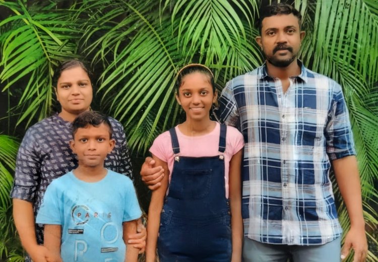 കൺമുന്നിൽ പിതാവിന്റെ വിയോഗം കണ്ട് വിങ്ങലായി മകൻ ഏബൽ