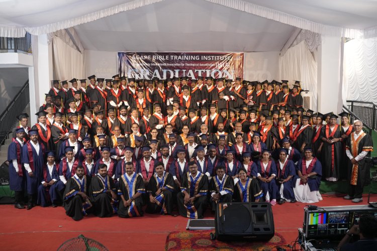 അഗപ്പെ ബൈബിൾ ട്രെയിനിംഗ് ഇൻസ്റ്റിറ്റ്യൂട്ട് (ABTI) ഗ്രാജുവേഷൻ സർവീസ്