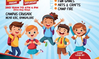 ചർച്ച് ഓഫ് ഗോഡ് കർണ്ണാടക സ്റ്റേറ്റ് സൺഡേ സ്കൂൾ ഫെസ്റ്റ് ഏപ്രിൽ 3,4 ന് ബെംഗളൂരുവിൽ