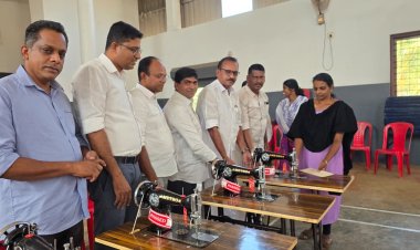 ഐപിസി നേര്യമംഗലം സെൻ്ററിൽ സൗജന്യ തയ്യൽ മെഷിൻ വിതരണം