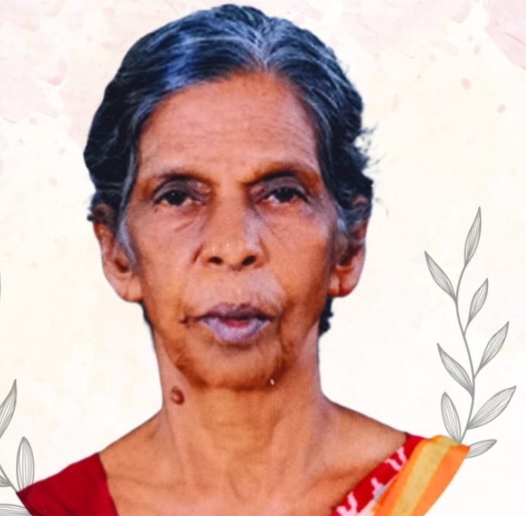 പുതുപ്പള്ളി റബ്ബർ ബോർഡ്  പറപ്പള്ളിച്ചിറ മറിയാമ്മ മത്തായി (81) നിര്യാതയായി