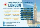 ലണ്ടനിൽ എത്തുന്നവർക്ക് ആത്മീയ കൂട്ടായ്മകൾക്ക്;  INDIA PENTECOSTAL CHURCH OF GOD  LONDON