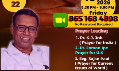 സംയുക്ത പ്രാർത്ഥനാ സമ്മേളനം ഏപ്രിൽ 10ന് സൂം പ്ലാറ്റ്ഫോമിൽ