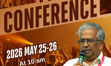 ചർച്ച് ഓഫ് ഗോഡ് കർണാടക സ്റ്റേറ്റ് ശുശ്രൂഷക സമ്മേളനം മെയ് 25 - 26 ന്