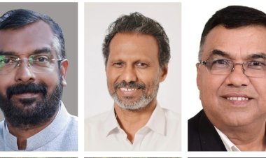 പാസ്റ്റർമാരായ ജെ.സജി, ആർ.സനൽകുമാർ, എം.ടി. സൈമൺ വീണ്ടും   എ ജി മേഖലാ ഡയറക്ടർമാർ