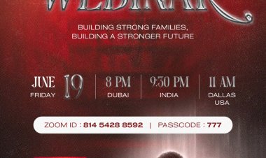 ഫാമിലി വെബിനാർ നാളെ (ജൂൺ 19) : ഡോ.തോമസ് ഇടിക്കുള മുഖ്യപ്രഭാഷകൻ