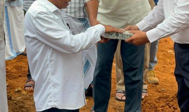 ഐപിസി മീനടം നസ്രേത്ത് സഭയുടെ ശിലാസ്ഥാപനം നടത്തി