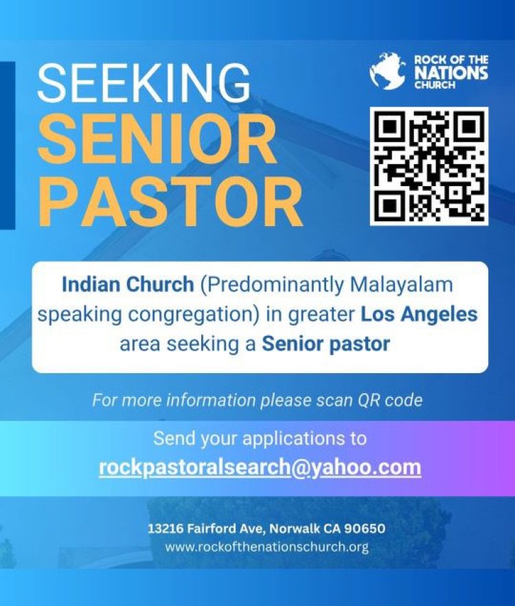 Seeking a Senior Pastor