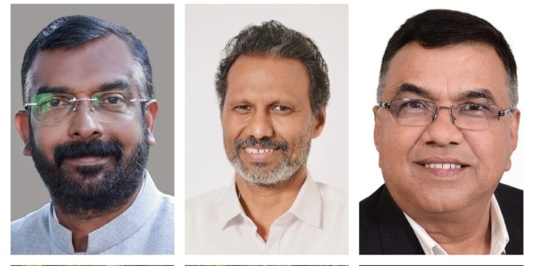പാസ്റ്റർമാരായ ജെ.സജി, ആർ.സനൽകുമാർ, എം.ടി. സൈമൺ വീണ്ടും   എ ജി മേഖലാ ഡയറക്ടർമാർ