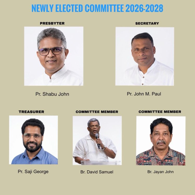 അസംബ്ലീസ് ഓഫ് ഗോഡ് കൊല്ലം സെക്ഷൻ ഭാരവാഹികൾ 