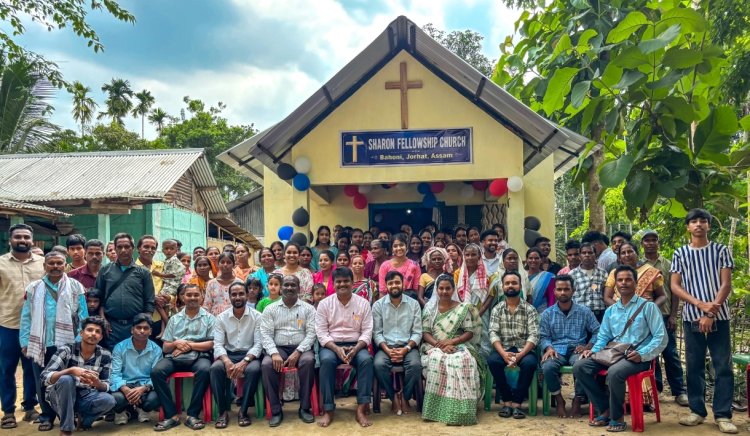 നോർത്ത് ഈസ്റ്റ് സോണിൽ ശാരോൺ ഫെലോഷിപ്പിന് പുതിയ സഭാഹാൾ