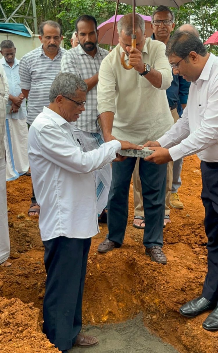 ഐപിസി മീനടം നസ്രേത്ത് സഭയുടെ ശിലാസ്ഥാപനം നടത്തി