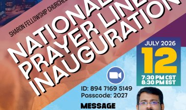 ശാരോൻ ഫെല്ലോഷിപ്പ്: ഫാമിലി കോൺഫറൻസ് പ്രയർലൈൻ ജൂലൈ 12ന് തുടക്കം
