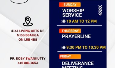 ടോറോന്റോയിൽ ആത്മനിറവിലുള്ള ആരാധനക്കും കൂട്ടായ്മയ്ക്കും;