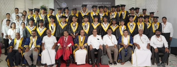 ശാരോൻ ഫെല്ലോഷിപ്പ് ചർച്ച്  സൺഡേസ്കൂൾ ഗ്രാജുവേഷൻ നടന്നു