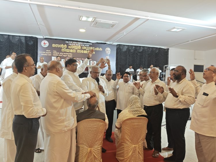 പാസ്റ്റർ ടി.ഡി. ബാബു ചുമതലയേറ്റു