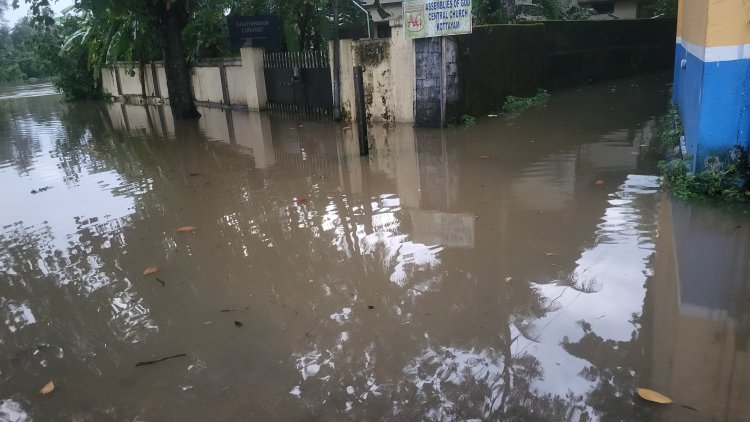 വെള്ളപൊക്കം: കോട്ടയം സെൻട്രൽ ഏ.ജി. ഹാളിൽ ആരാധന നടന്നില്ല