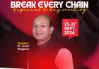 ഡാളസിൽ 'ബ്രേക്ക് എവരി ചെയിൻ' സെപ്. 25 മുതൽ