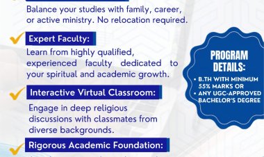 NEW LIFE COLLEGE, BANGALORE;  MASTER OF DIVINITY (M.DIV) ONLINE PROGRAM