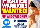 Prayer Warriors Wanted' Widows Only; House of Hope Federation