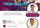 പുതിയ തലമുറയെ വാർത്തെടുക്കാൻ തിമഥി ഇൻസ്റ്റിറ്റ്യൂട്ട്; ലീഡർഷിപ്പ് മീറ്റും ചിൽഡ്രൻസ് ഫെസ്റ്റ് 2027 തീം റിലീസും നവം. 9ന്