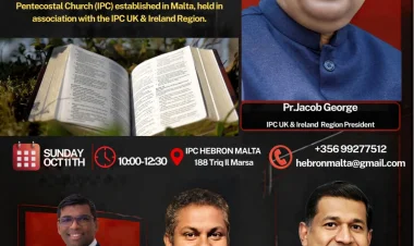 മാൾട്ടയിൽ ഐപിസിക്ക് പുതിയ പ്രവർത്തനം