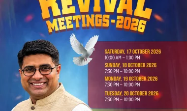 മസ്കറ്റിൽ റിവൈവൽ മീറ്റിംഗ് ഒക്ടോ. 17മുതൽ