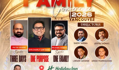 വാൻകൂവറിൽ ജെനസിസ് ഫാമിലി കോൺഫറൻസ് ഒക്ടോ.  30 മുതൽ