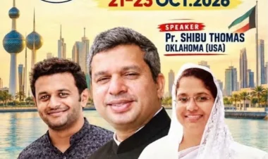 യുണൈറ്റഡ് പെന്തെക്കോസ്തൽ ഫെലോഷിപ്പ് ഓഫ് കുവൈറ്റ് (UPFK) വാർഷിക കൺവെൻഷൻ ഒക്ടോബർ 21 മുതൽ
