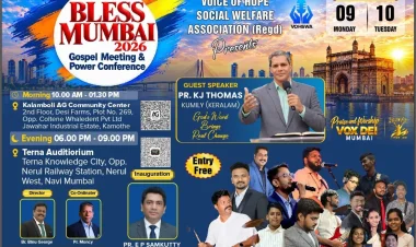 'ബ്ലെസ് മുംബൈ 2026' കൺവൻഷൻ നവം. 9 മുതൽ
