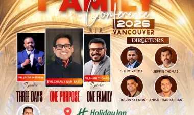 ജെനസിസ് കാനഡ മിനിസ്ട്രീസ്: ഫാമിലി കോൺഫറൻസ് ഒക്ടോ. 30 മുതൽ